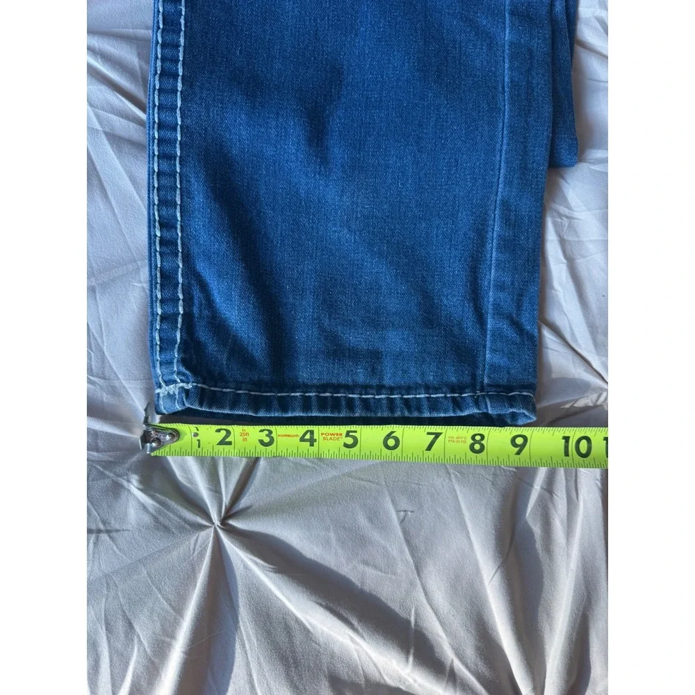 Y2K Vintage True Religion Joey Super T Men Blue Flare Jeans Made in USA Size 40